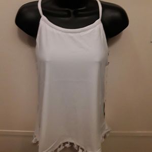 A line tank with fridge btm white color